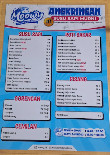 Angkringan Susu Sapi Murni 'MOOWY'