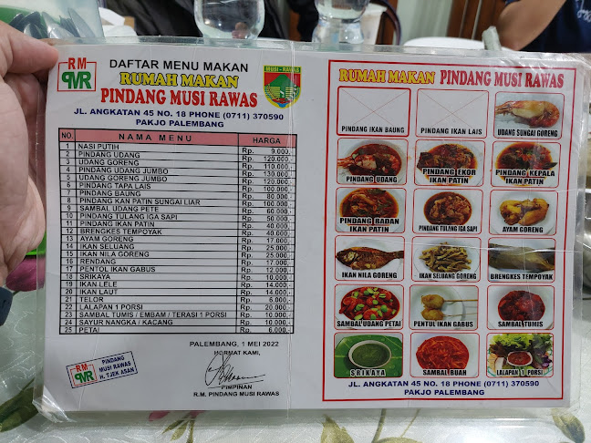 Opinii despre Rumah Makan Pindang Musi Rawas - Palembang în Kota Palembang - Gastronomi dan perhotelan