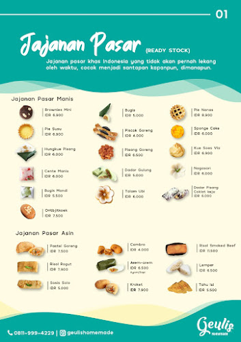 Snack Box Jajanan Pasar GEULIS HOMEMADE