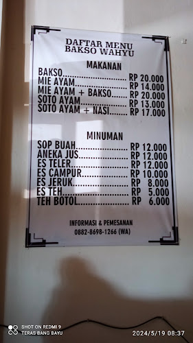 Opinii despre Bakso & Mie Ayam Wahyu în Kota Bandar Lampung - Gastronomi dan perhotelan