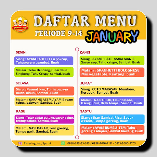 Comentarii opinii despre Catering Box 3 Putri Dapur Jogja Selatan