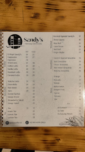 Sandy's Palembang Taste & Coffee - Gastronomi dan perhotelan