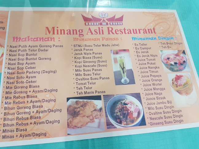 Minang Asli Restautrant - Gastronomi dan perhotelan