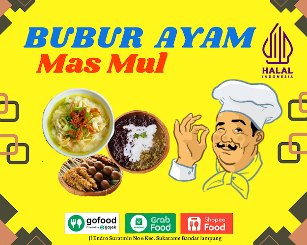 Bubur Ayam Mas Mul - Sukarame - Gastronomi dan perhotelan