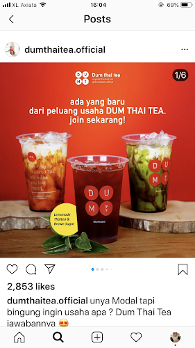 DUM THAI TEA & FOOD DUKUH SARI - SESETAN - Gastronomi dan perhotelan