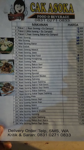 CAK ASOKA Madiun - Gastronomi dan perhotelan