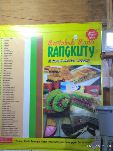 Martabak Manis Rangkuty - Gastronomi dan perhotelan