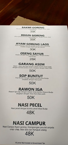 Rumah Makan Budja - Kota Pasuruan