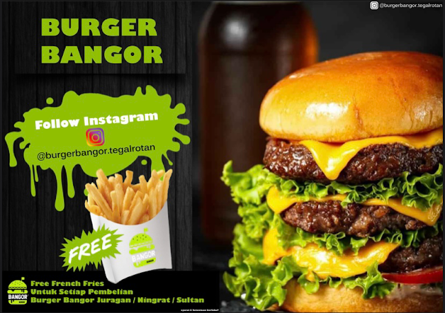 Burger Bangor Tegal Rotan