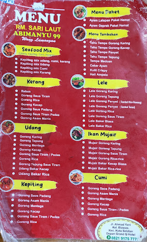 RM. Sari Laut Abimanyu 99 Wong Lamongan