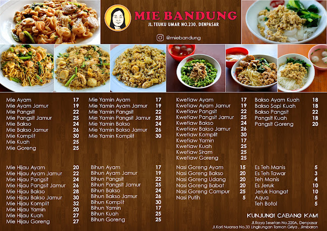 Opinii despre Mie Bandung Sesetan, Cabang Teuku umar în Kota Denpasar - Gastronomi dan perhotelan