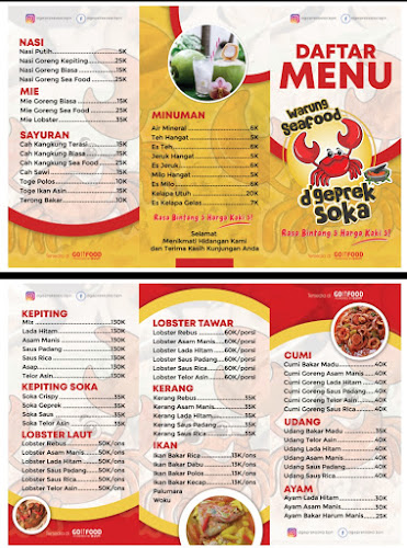 Warung seafood D'geprek Soka