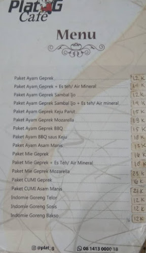 Plat G Cafe Reborn - Kota Pekalongan