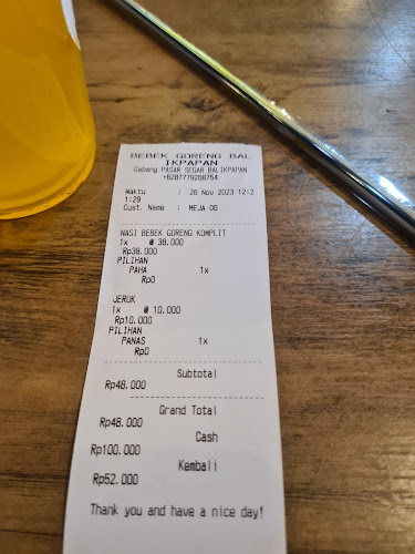 Comentarii opinii despre BEBEK GORENG BALIKPAPAN