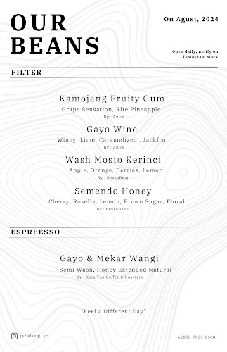 Opinii despre Garis Langit Street Coffee în Kota Padang - Gastronomi dan perhotelan