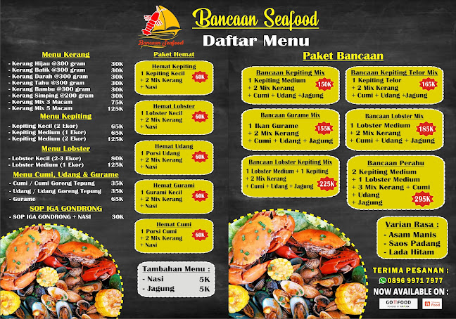 Bancaan Seafood Hollywood Surabaya