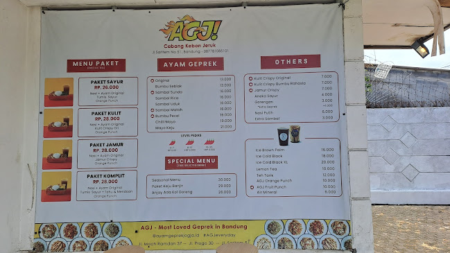 AGJ – Ayam Geprek jogja Kebon Jeruk