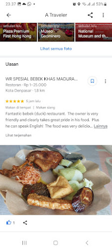 Comentarii opinii despre DAPUR BEBEK KHAS MADURA DENPASAR SELATAN