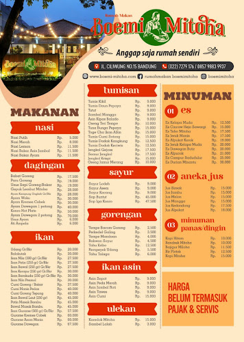 Opinii despre Rumah Makan Boemi Mitoha în Kota Bandung - Gastronomi dan perhotelan