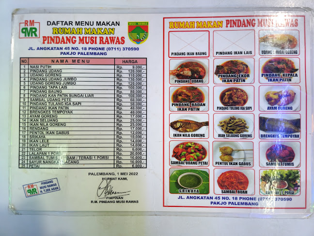 Rumah Makan Pindang Musi Rawas - Palembang