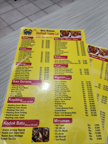 Seafood Huang Lai Bangau Palembang