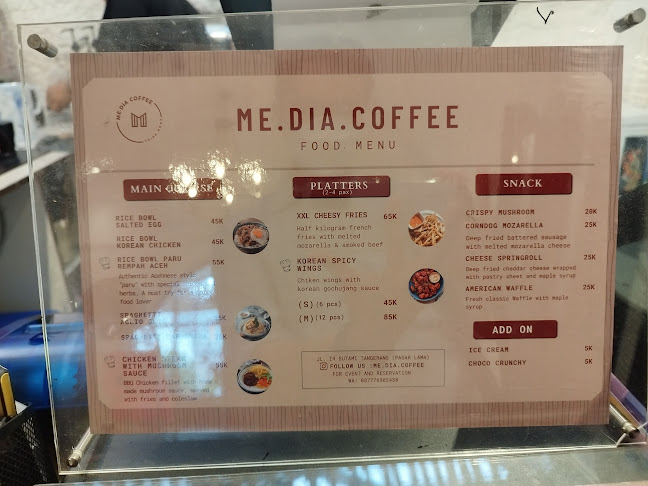 Opinii despre Me.Dia Coffee and Space în Kota Tangerang - Gastronomi dan perhotelan