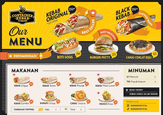 Container Kebab by Baba Rafi - SPBU A. Yani Semarang