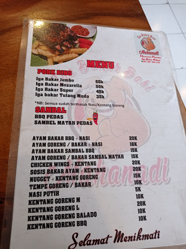 Comentarii opinii despre Iga bakar babi mahanadi