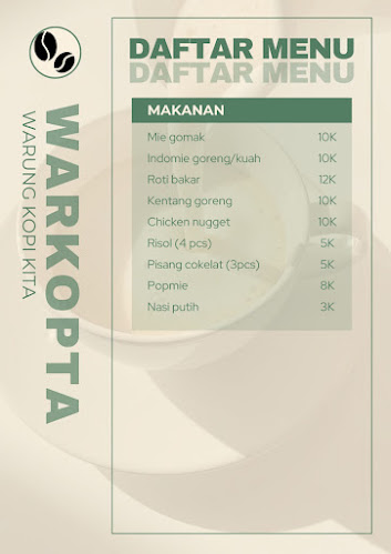 Opinii despre WARKOPTA în Kota Medan - Gastronomi dan perhotelan