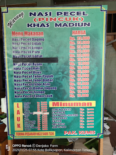 Opinii despre Nasi Pecel Pincuk (Khas Madiun) în Kota Balikpapan - Gastronomi dan perhotelan