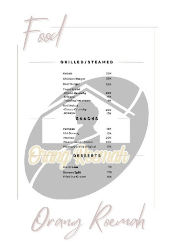 Orang Roemah Coffee & Eatery - Gastronomi dan perhotelan