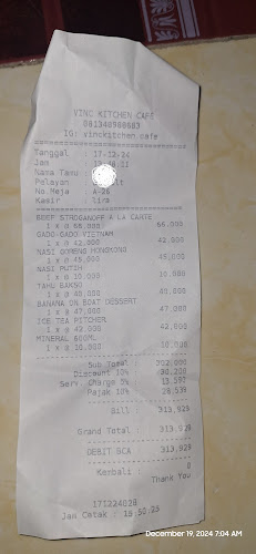 Opinii despre Vinckitchen cafe în Kota Samarinda - Gastronomi dan perhotelan