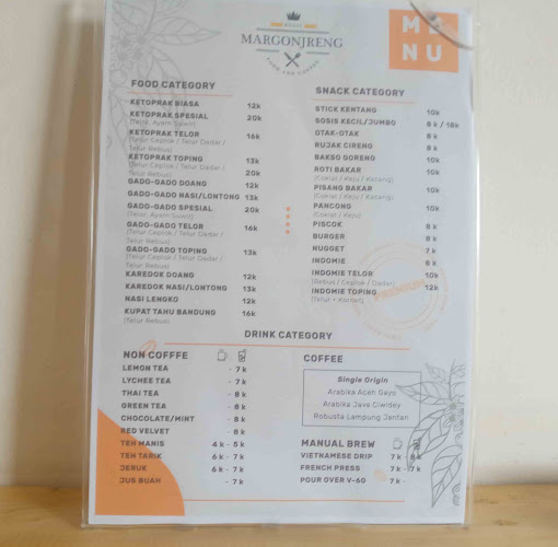 Opinii despre Kedai Margonjreng Food & Coffee în Kota Depok - Gastronomi dan perhotelan