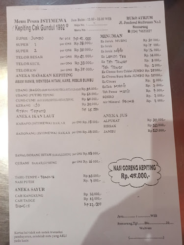 Comentarii opinii despre Kepiting Cak Gundul 1992