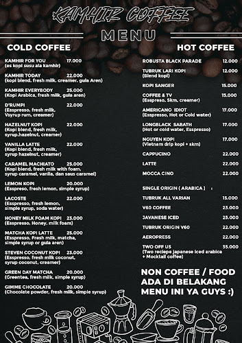 Opinii despre KAMHIR kopi în Kota Bandung - Gastronomi dan perhotelan