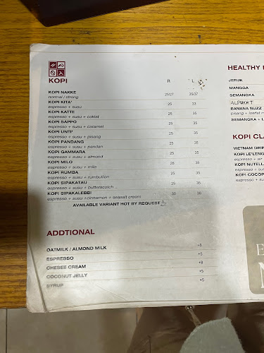 Opinii despre Kaganga Coffee - Boungenville în Kota Makassar - Gastronomi dan perhotelan