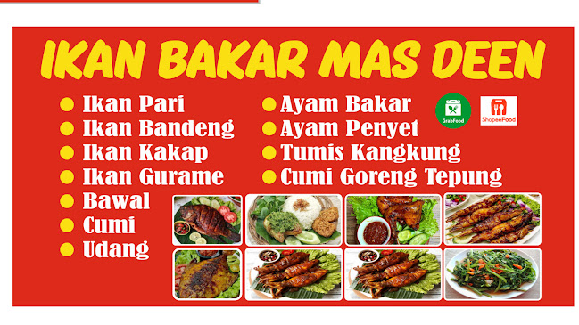 Ikan bakar mas deen