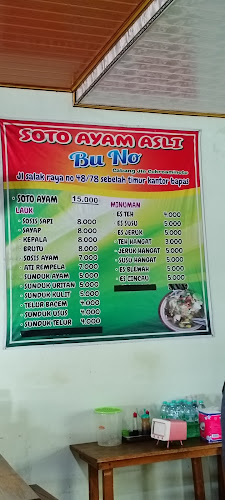 Soto Ayam Bu No Cabang Cokroaminoto Madiun - Kota Madiun