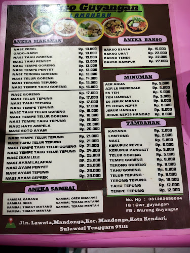 Warung Guyangan Lamongan Mas Kembar - Kota Kendari