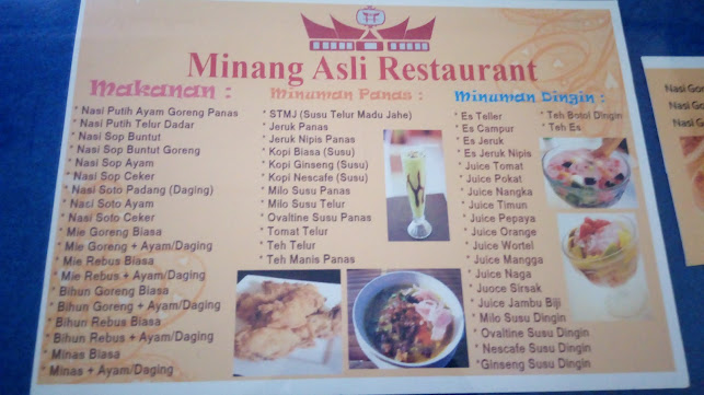 Opinii despre Minang Asli Restautrant în Kota Payakumbuh - Gastronomi dan perhotelan